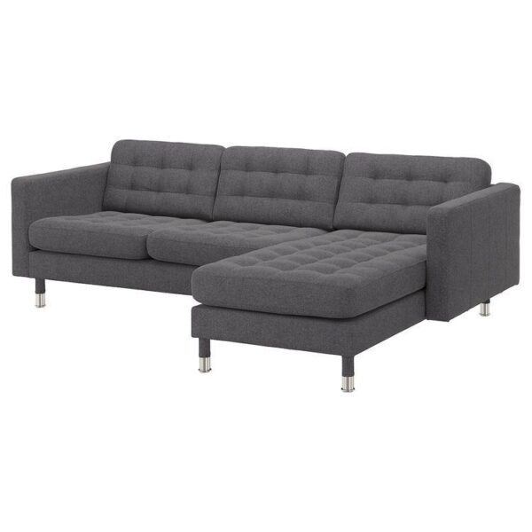 L-shaped sofa is the relax version of the long sofa. Its main feature is the extended terminal seat